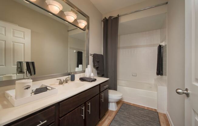 Modern bath with oversized soaking tub