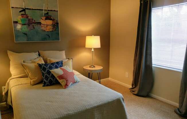 The perfect bed room for you or a guest at Fountains of Largo, Largo, FL, 33774