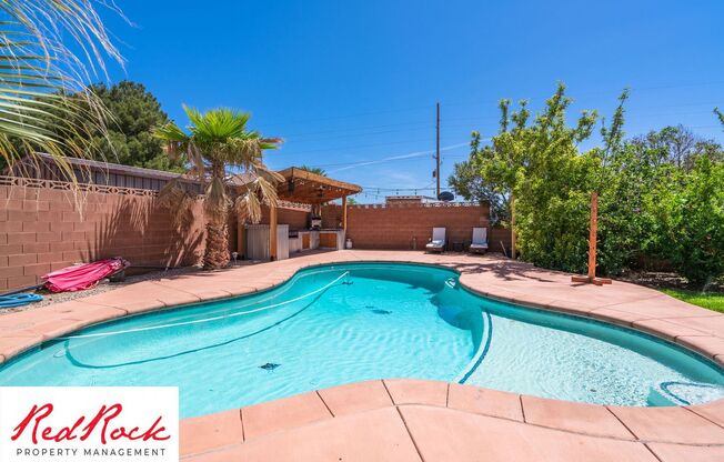 Spacious Home in Ivins with a Private Pool & Outdoor Kitchen!