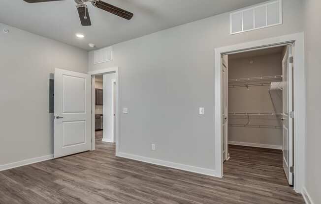 Bedroom With Walk-In Closet