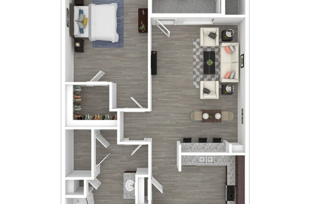 1 bed, 1 bath, 824 sqft, $1,194