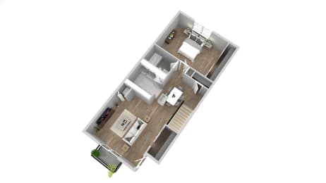 1 bed, 1 bath, 740 sqft, $2,986