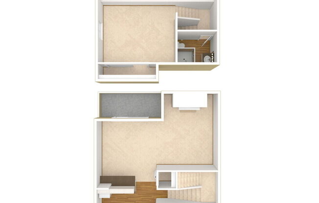 1 bed, 1 bath, 552 sqft, $1,364