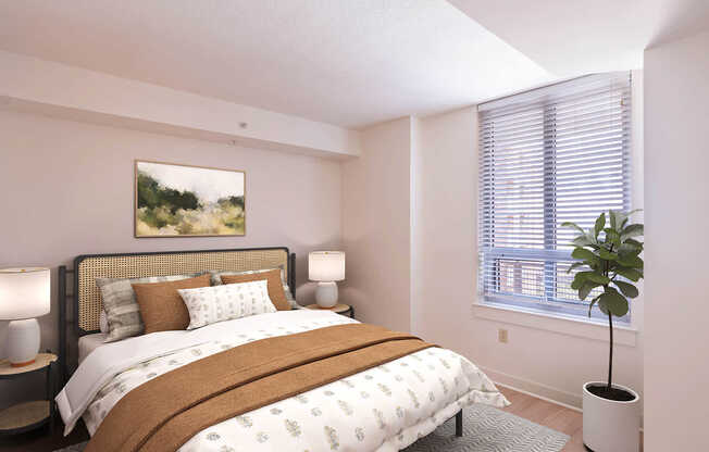 Bedroom with Hard Surface Flooring