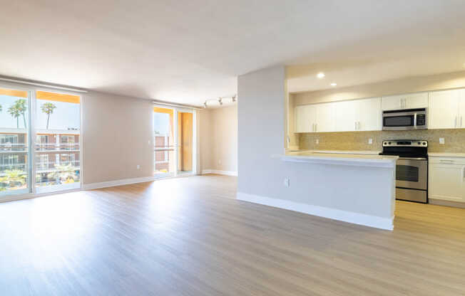 Living Room with Hard Surface Flooring