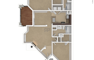 2 beds, 2 baths, 1,165 sqft, $1,499