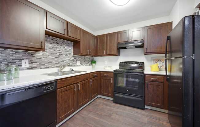 Model Kitchen at Reflections At Cherry Creek in Aurora, CO