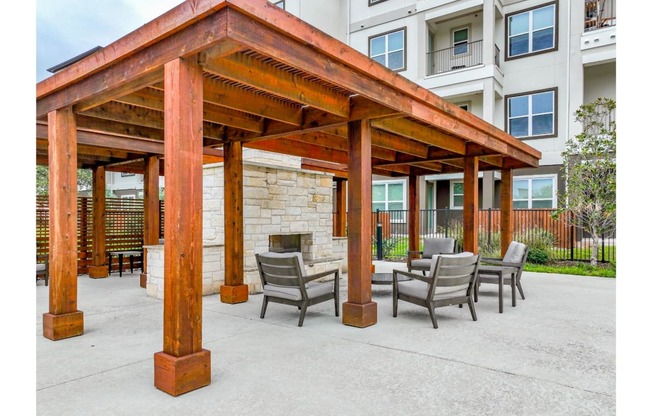 Covered Outdoor Social Spaces at Reveal at Onion Creek
