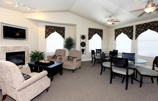You will love the clubhouse at Villa Siena Apartments