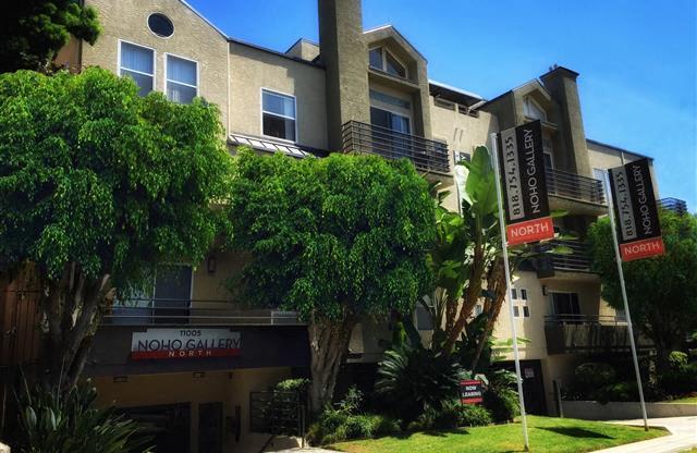 Exterior of building at NOHO GALLERY Apartments, California, 91601