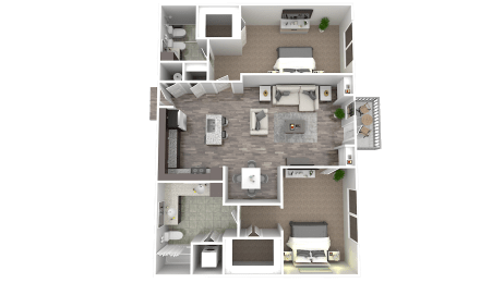 2 beds, 2 baths, 1,200 sqft, $3,158