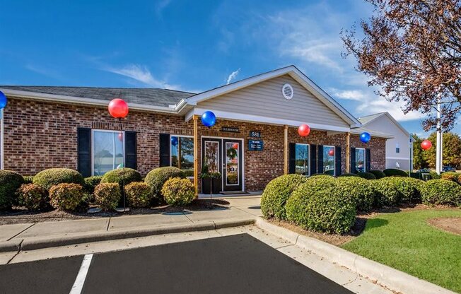 Leasing office at The Landing apts