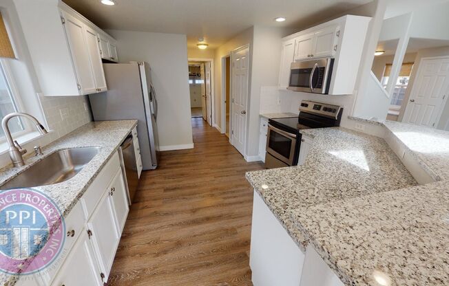 Orchard Pointe / Great Room Style Floor-Plan, Vaulted Ceilings, LVT Plank Floors, Fenced Yard