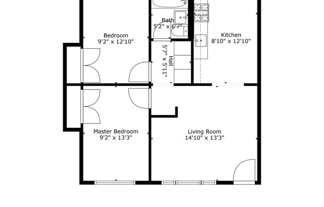 2 beds, 1 bath, 649 sqft, $2,495, Unit 113-05