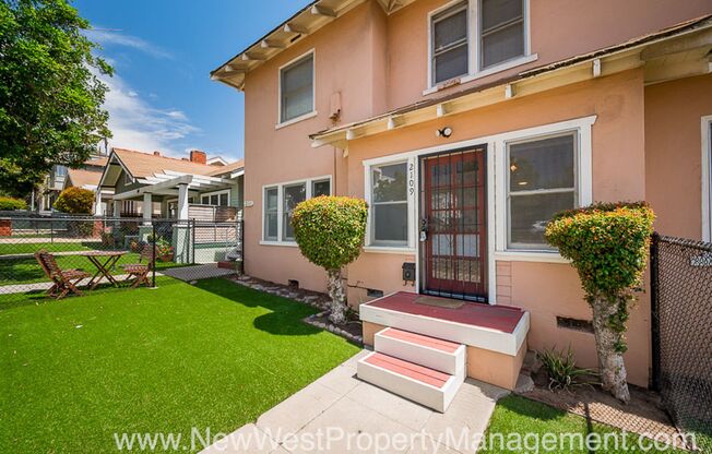 Charming Sherman Heights 2 Bedroom, Available Now, 1 Parking Space Included