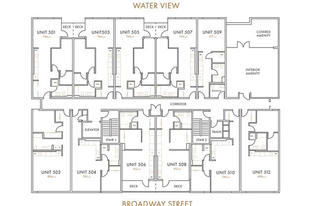 Studio, 1 bath, 518 sqft, $2,250, Unit 509