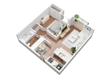1 bed, 1 bath, 585 sqft, $1,885