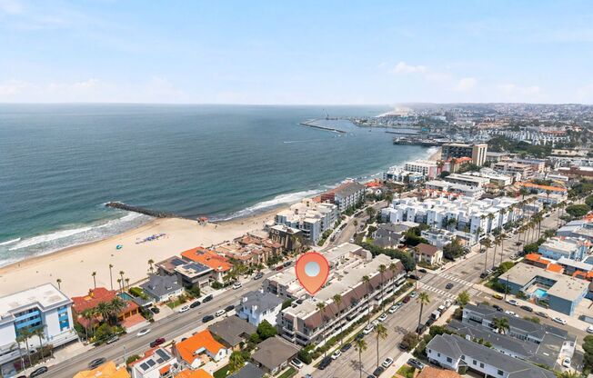 Updated, Bright & Airy Loft-Style Penthouse Condo w/ Ocean Views, Large Rooftop Deck & Balcony & Gated 2-Car Parking in the Exclusive Bay Point Community Just 50 Ft to Beach & Blocks to Hollywood Riviera!
