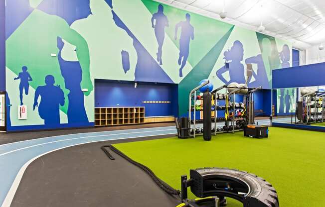 Beautiful Fitness Center at The Annaline, Nashville, TN, 37217