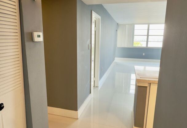 Spacious One Bedroom Two Bath Condo with Parking at Buckley Towers in North Miami Beach