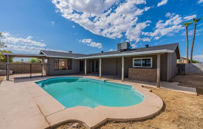 Rare Find in Glendale: 4-Bedroom, 3-Bath w/ POOL & NO HOA