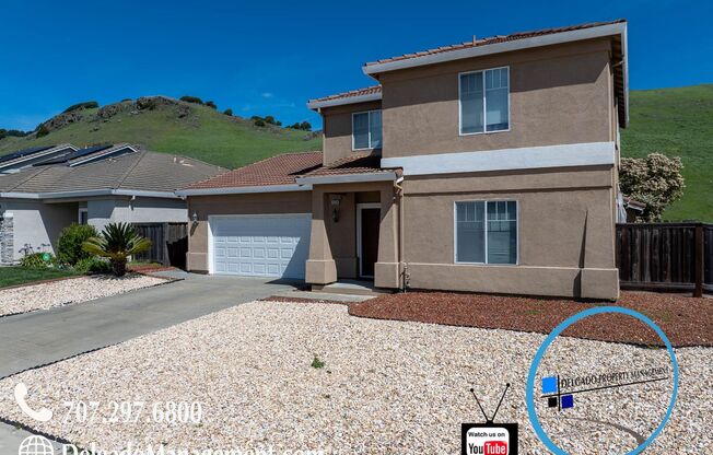 Available Now - Exclusive Vallejo home near Blue Rock Springs golf course