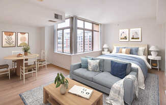 Living Room with Hard Surface Flooring