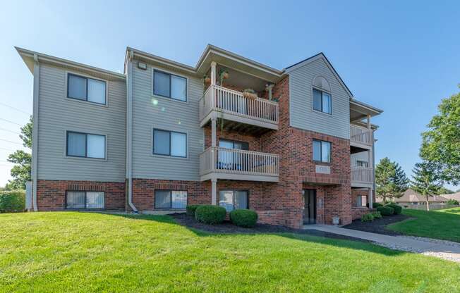 our apartments feature a spacious yard and balconies for residents to enjoy