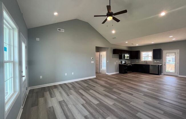 New Construction Home in Plum Springs with large 2 car garage!