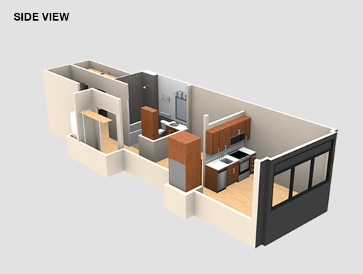 1 bed, 1 bath, $2,575, Unit 707