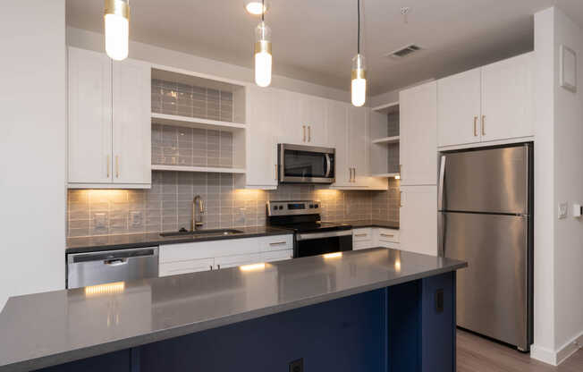 Kitchen with Stainless Steel Appliances