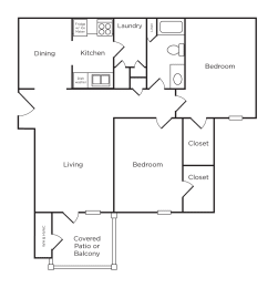 2 beds, 1 bath, 982 sqft, $1,219