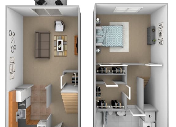 1 bed, 1 bath, 806 sqft, $1,359