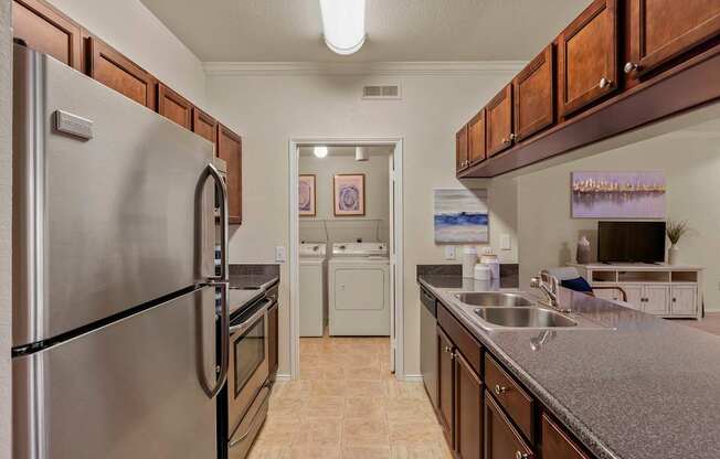 Full-sized washer/dryers in every unit - The Gardens at Polaris