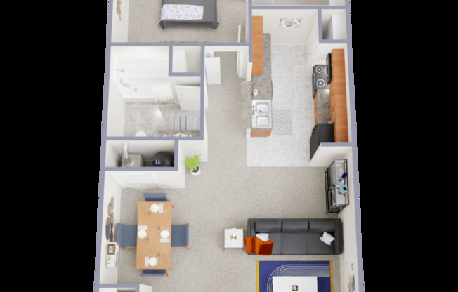 1 bed, 1 bath, 818 sqft, $1,149