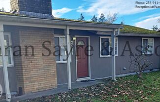 404 - Cozy Rambler in Federal Way with Large Fenced Yard