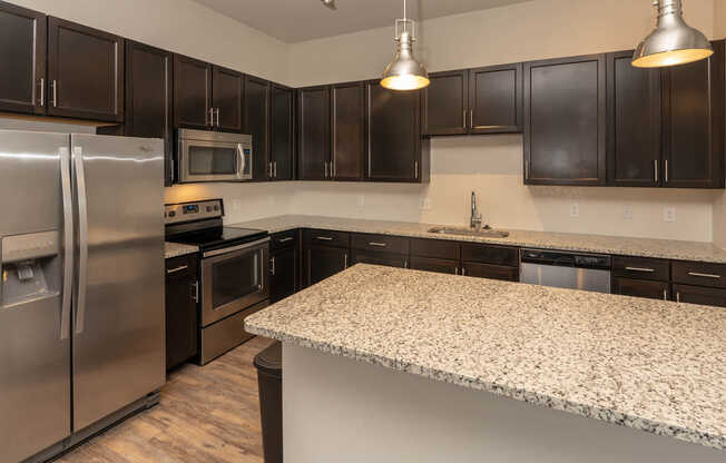 Kitchen with Stainless Steel Appliances