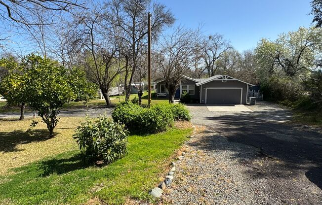 Home on 1 acre lot with above ground pool
