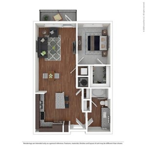1 bed, 1 bath, 751 sqft, $1,968