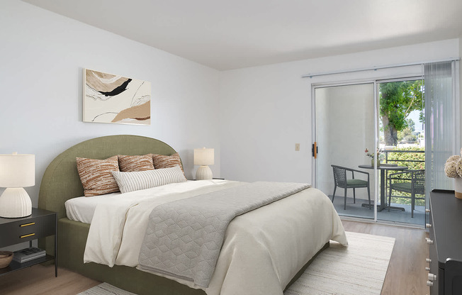 Bedroom with Hard Surface Flooring