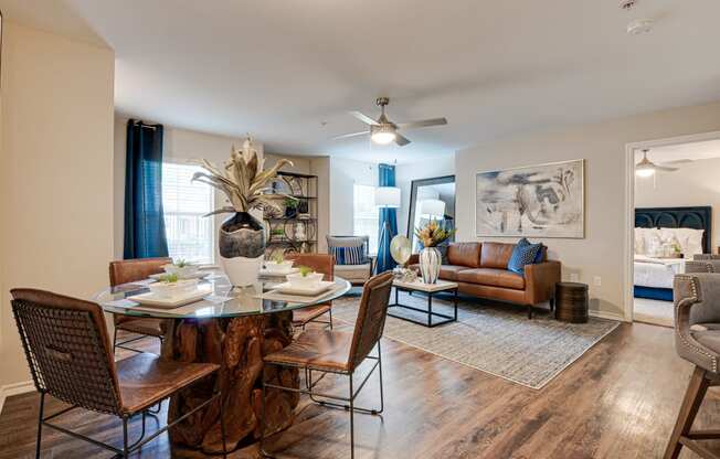 Dining And Living Area at Knox Allen Station, Allen
