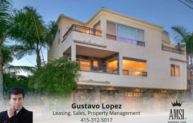 Ocean views, downtown, bay, luxury big SFH. Gustavo Lopez AMSI