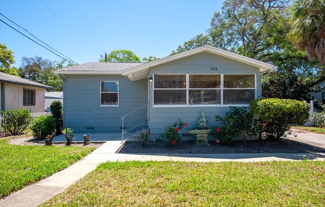 Centrally located two bed, one bath home with a great yard!