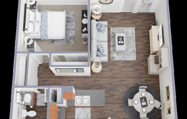 1 bed, 1 bath, 700 sqft, $995