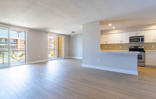 Living Room with Hard Surface Flooring