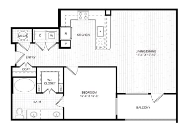 1 bed, 1 bath, 859 sqft, $1,584