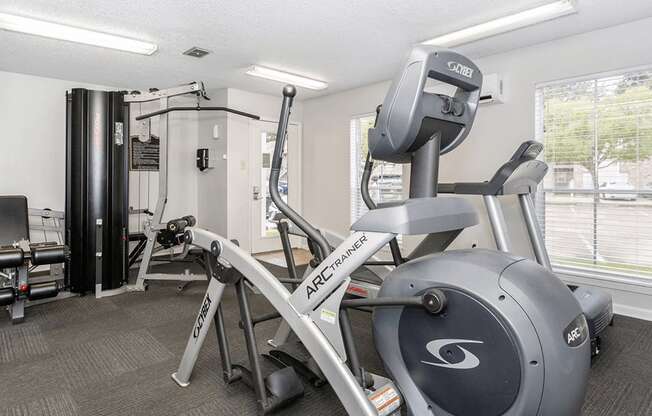 apartment complex with fitness center