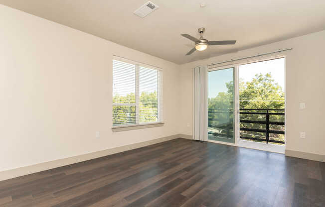 Living Room with Balcony and Hard Surface Flooring