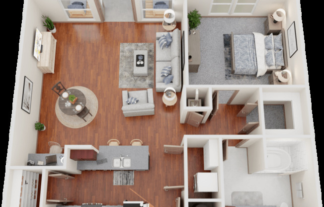 1 bed, 1 bath, 1,095 sqft, $1,572