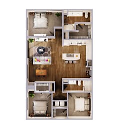 3 beds, 2 baths, 1,404 sqft, $3,055